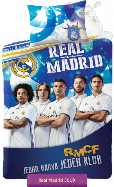 Pościel Real Madryt z piłkarzami Cristiano Ronaldo Marcello Ramos 