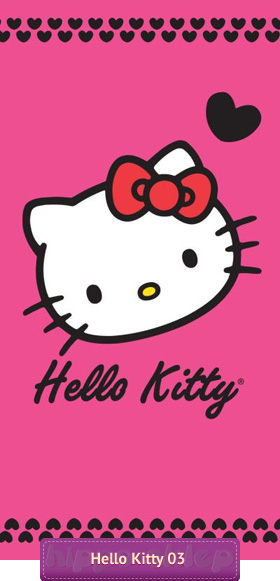 Ręcznik z Hello Kitty plażowy