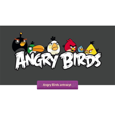 Ręcznik Angry Birds Hang Around antracyt Rovio