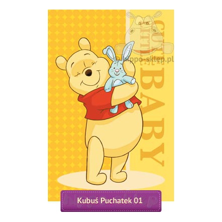 Mały ręcznik dziecięcy Kubuś Puchatek 01 Disney Faro 5907750526420