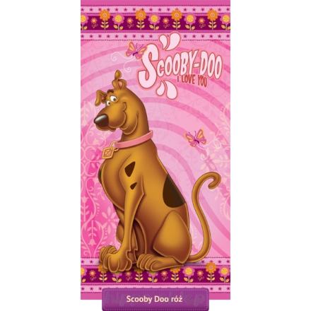 Ręcznik dziecięcy Scooby Doo różowy 05, Faro