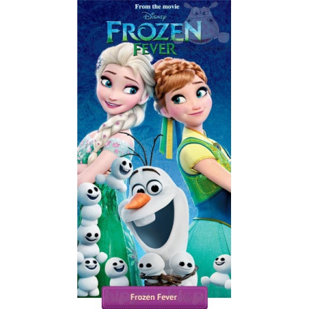Duży ręcznik dziecięcy Frozen Fever Disney Jerry Fabrics 3700856405079 