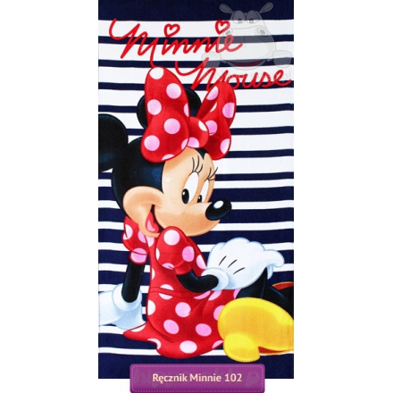 Ręcznik dla dzieci Myszka Minnie Mouse 102 Setino 5999100306028