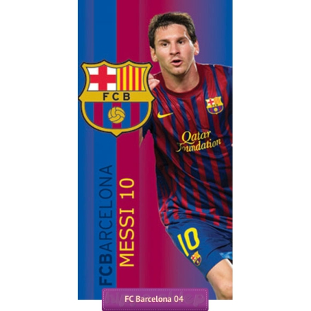 Piłkarski ręcznik Lionel Messi FCB 1006 FC Barcelona Carbotex