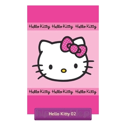 Hello Kitty mały ręcznik do rąk dla dziewczynki 40x60 cm, różowy