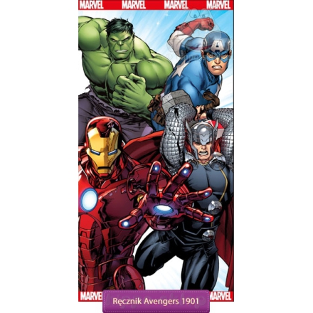 Ręcznik Marvel Avengers 70x140, czerwony
