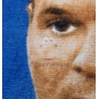 Piłkarski ręcznik klubowy Iniesta FCB 2007 - nadruk