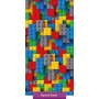 Ręcznik w kolorowe klocki lego classic 70x140