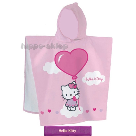 Ręcznik z kapturem Hello Kitty lea, CTI, różowe 