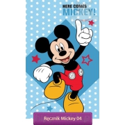 Mały ręcznik do rąk z Myszką Mickey, Disney, 30x50, niebieski 