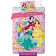 Pościel Księżniczki - Disney Princess 140x200, 160x200 różowa