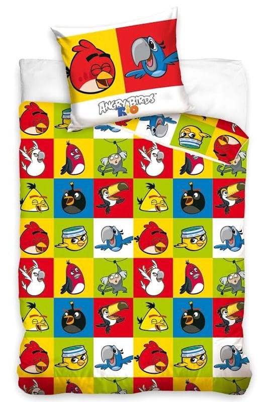 Komplet pościeli Angry Birds Rio