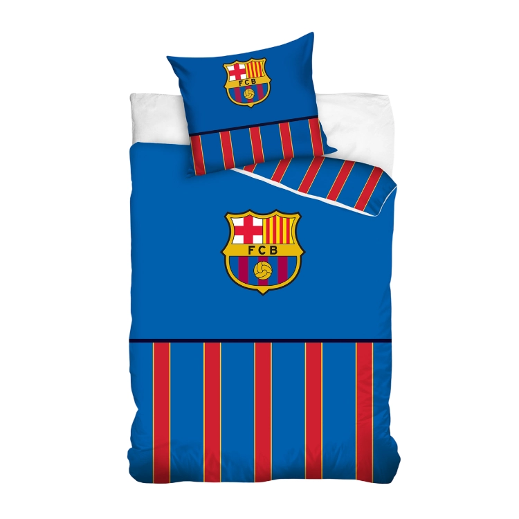 Komplet pościeli FC Barcelona pasy herb 203014 5904302500280