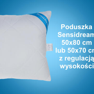 Poduszka Sensidream 50x80 lub 50x70 regulowana