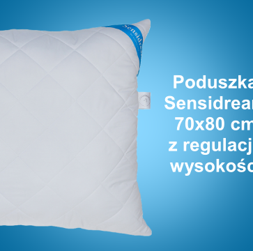 Poduszka Sensidream 70x80 z regulacją wysokości