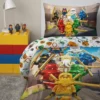 Kolorowa pościel z figurkami Lego Ninjago 140x200 + 70x80 LEG-1270 5904209617876