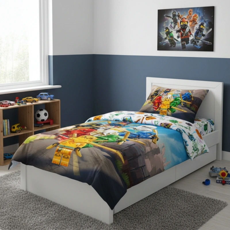 Pościel z figurkami Lego Ninjago 150x200 + 50x60 cm