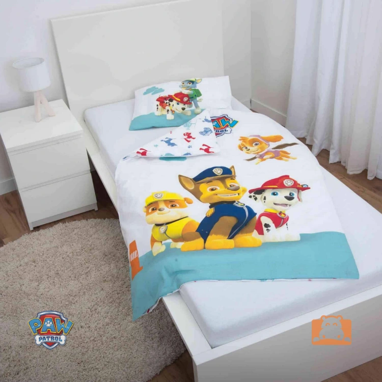 Komplet pościeli dla niemowlaków Paw Patrol 2432205063 90x130 cm