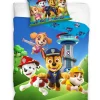 Niebiesko-zielony komplet pościeli Psi Patrol 140x200 lub 160x200