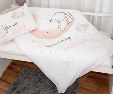 Komplet pościeli dla najmłodszych z małym króliczkiem Baby Best 2485214