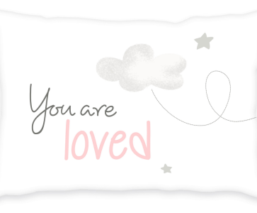 Powłoczka na poduszkę króliczek i księżyc 40x60 cm baby-best 85214