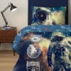 Bawełniana pościel z astronautą 120x160 50x60 cm