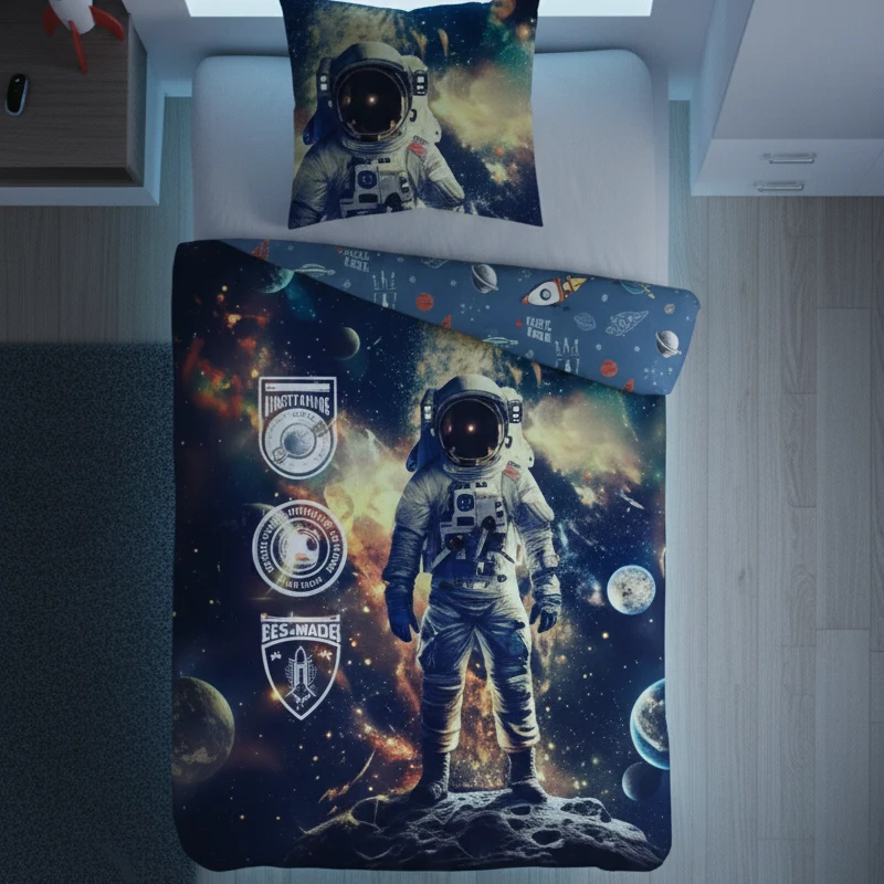 Pościel astronauta w skafandrze 160x200 70x80 cm 5904708968028