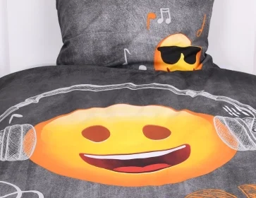 Zestaw poszwa poszewka Emot!x awers i rewers