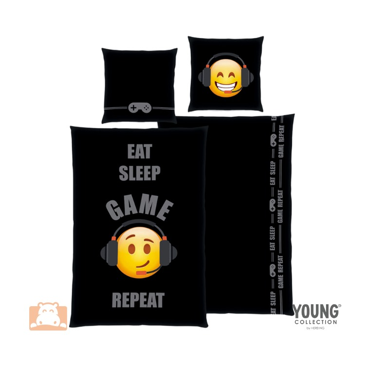 Pościel jedz śpij graj 140x200 70x80 4006891955142