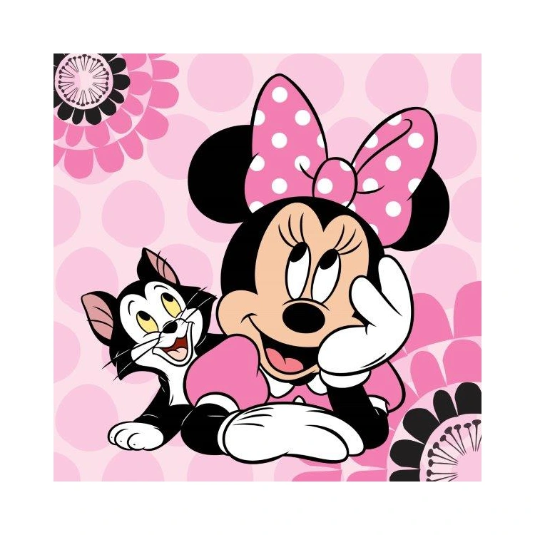 Różowy ręcznik magiczny Myszka Minnie 067 5907750553617 30x30 cm