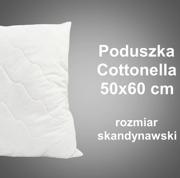 Poduszka cottonella 50x60 cm rozmiar skandynawski (Ikea euro)