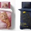 Pościel z kotką świecąca w ciemności 4232_A elemety oddające światło
