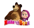 Masza i niedźwiedź logo