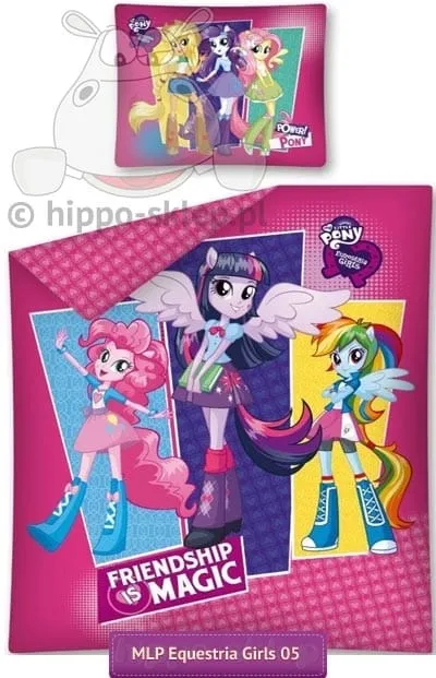 Pościel dla dzieci Equestria Girls EG 05DC Hasbro Detexpol 5901685607810