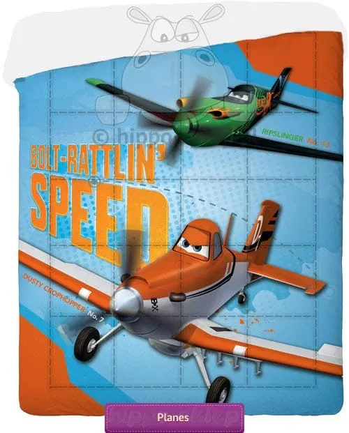 Narzuta na łóżko dziecięce Samoloty 01