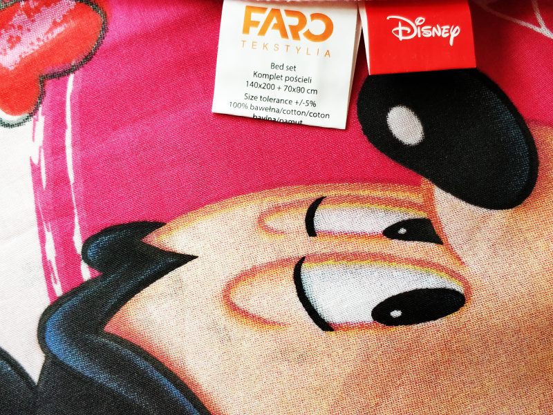 Pościel Minnie i Mickey licencja Disney 135x200