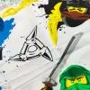 Prześcieradła z bohaterami Lego Ninjago dla chłopca