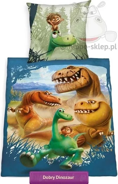 Pościel dla dzieci Dobry Dinozaur Arlo 4420-38 Herding