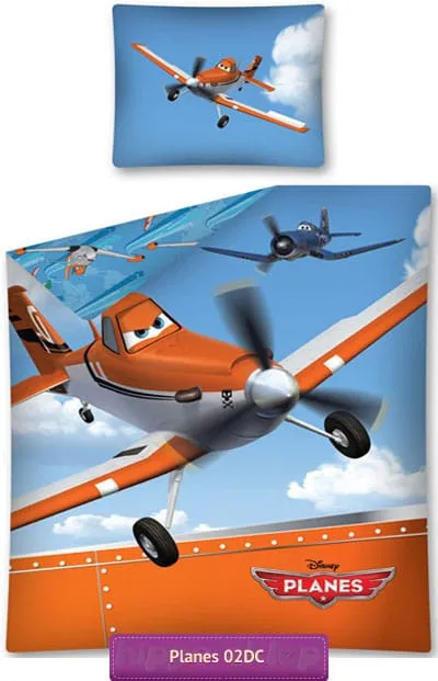 Pościel z samolotem Dusty Popylacz 140x200 lub 160x200