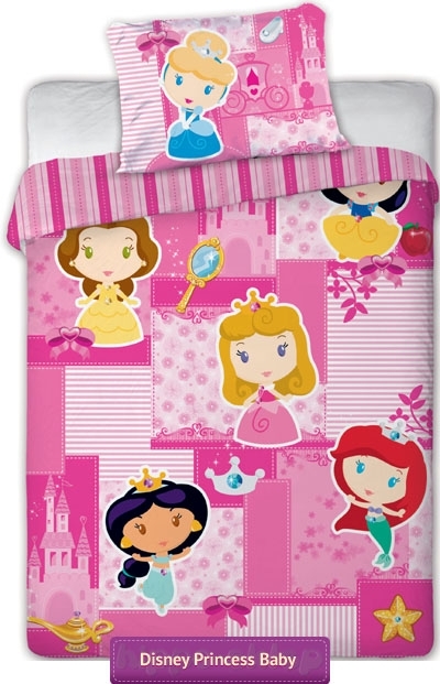 Pościel dziecięca Małe Księżniczki Princess 90x120, 90x130 lub 100x135