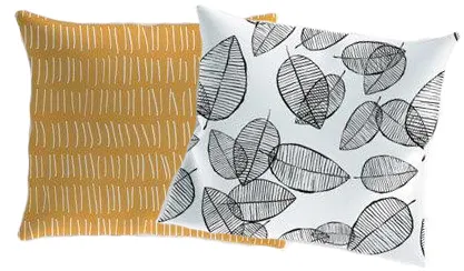 Duża poszewka w liście 70x80, 50x60