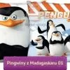 Mała poszewka Pingwiny z Madagaskaru 01 Faro