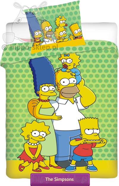 Rodzina Simpsonów pościel 160x200 lub 150x200
