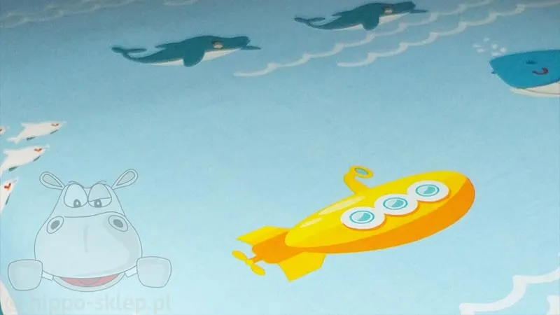 Prześcieradła dziecięce zwierzątka mórz i oceanów