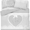 Pościel z motywem koronki szczęśliwe miejsce 160x200 i 150x200