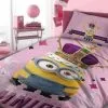 Pościel Minionki dla dziewczynki 120x160, 140x160, 140x180