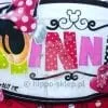 Nadruk na pościeli z Myszka Minnie STC 03DC