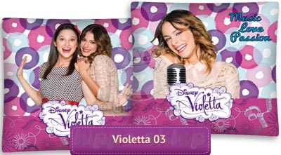 Violetta i Francesca bawełniana poduszka z wkładem antyalergicznym