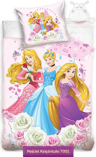 Pościel z Księżniczkami Disney Princess 140x200 i 160x200