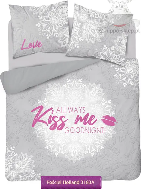 Pościel dla dorosłych Kiss Me 180x200 lub 200x200,